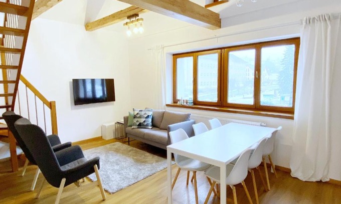 Rokytnice nad Jizerou Apartamento | Mezonetový apartmán ve skandinávském stylu