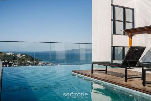 Centro Apartamento | MHFA - Studios em Prédio Luxuoso com Vista Mar