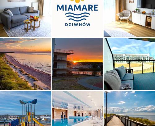 Dziwnow Apartamento | MIAMARE Dziwnow - Apartamenty Rodzinne, Panorama, Beach, Pool & Wellness