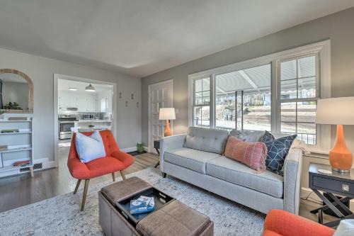 Winston - Salem Casa | Mid-Century Modern Cottage in Ardmore Area!