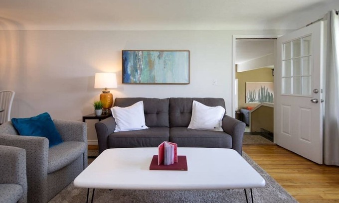 Depot Bench Casa | Mid-Century Modern Home by Historic Train Depot