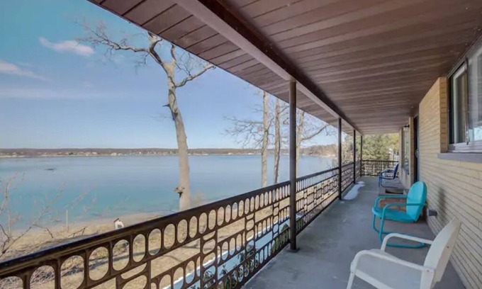 Wolf Lake Casa | Mid-Century Modern Lake House on Wolf Lake!