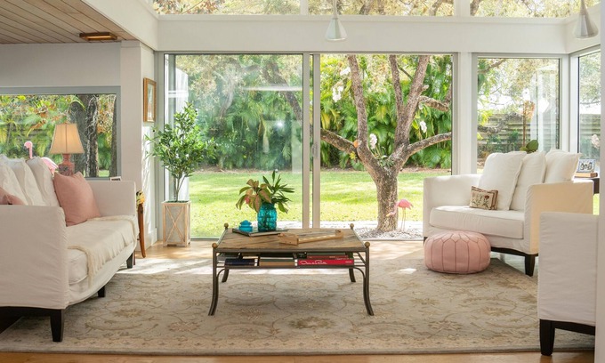 Pinecrest Casa | Mid-Century Modern with Pickleball, Pool, Open spaces in a unique neighborhood
