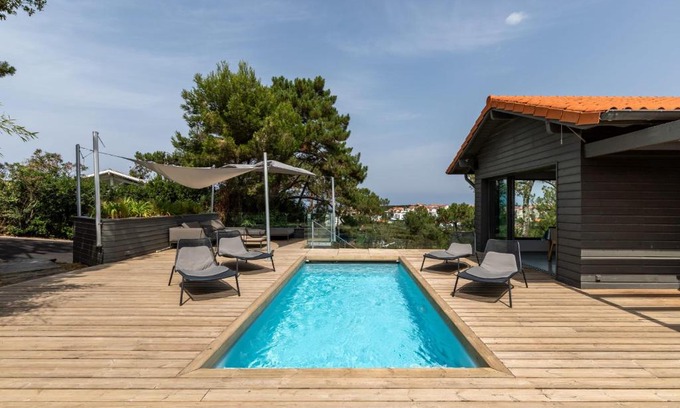 Biarritz Villa | MILADY KEYWEEK Villa with Pool Ocean Views in Biarritz