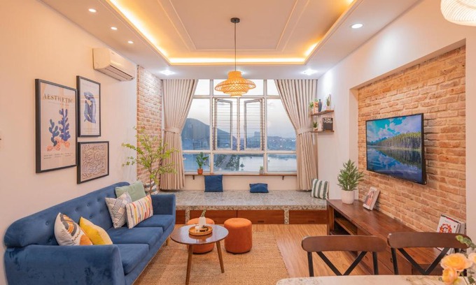 Quy Nhon Apartamento | MILKY APARTMENT - 3 Phòng Ngủ, View biển, 5P Ra Biển