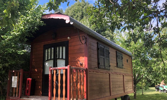 Milly-la-Foret Chalet De Esquí | Millygite Roulotte - Chalet con ruedas 4 estaciones - Cottage