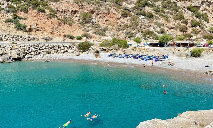 Kantanos-Selino Casa | Milolithos Paradise Beachfront Getaway With Pool