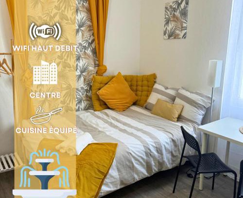 Dax Apartamento | Mini Nid - Centre - Wifi - Equipé - Cosy