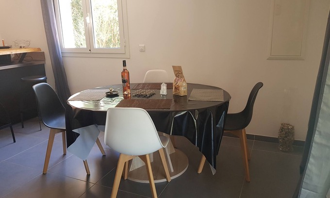 Monacia-d'Aullene Casa | Mini villa de 72 m2 en una parcela tranquila.