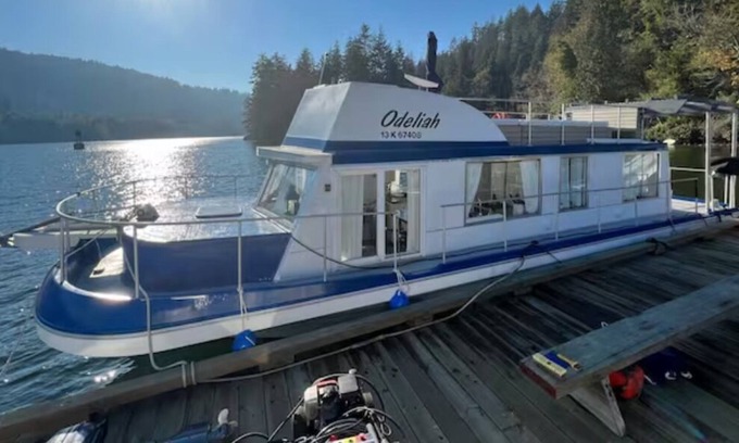 Port Moody Alquiler De Eote | Mini-yacht w. rooftop fire lounge