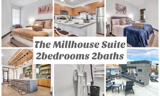 Downtown Apartamento | Mins➞Downtown/Med District★2Beds★2Baths★Fully Stocked★24hr Gym★3TVs