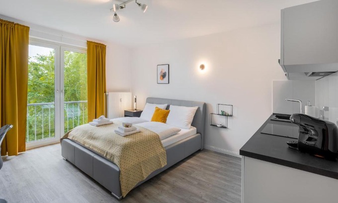 Dortmund Apartamento | MINT: Design Studio – Parken – Küche – WiFi