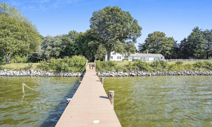 Easton Casa | Minutes from Downtown Easton and St. Michaels | Pool | Private Dock