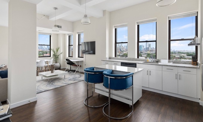 Bergen Condominio | Minutes to NYC 1BD/BA Panoramic Views of NYC