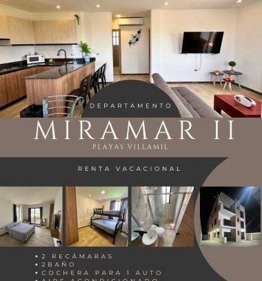 Playas Apartamento | Miramar 2 departamento con vista a la playa