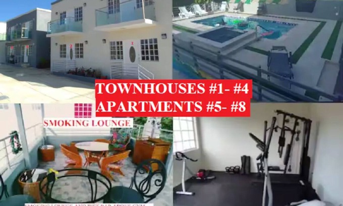 IronShore Estates Casa | MIRANDO PLACE 4X 2 BD 2 BA TWNHSE + 4X 1 BD 1 BA APRTMNT.GYM+POOL+HOTTUB..50 PPL