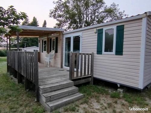 Lit-et-Mixe Chalet De Esquí | mobil-home 6 couchage sur la côte landaise