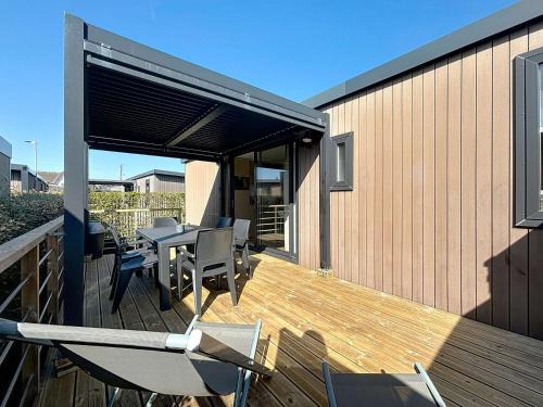 Jullouville-les-Pins Casa | Mobil-home confort 6 pers, 3 ch, pisc chauffée, à 200m plage Jullouville - FR-1-361A-70