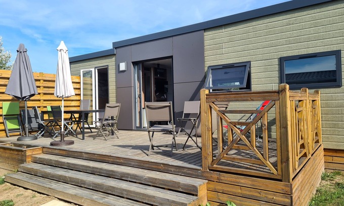 Montmartin-sur-Mer Casa | Mobil Home TAOS 300m from the beach