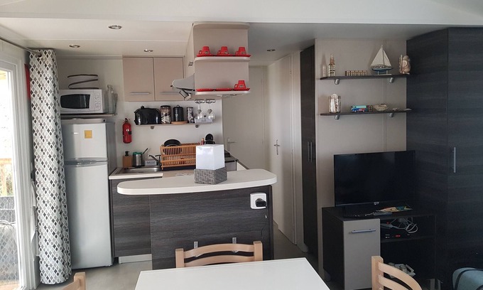Saint-Julien-en-Born Casa | Mobil-home 64529 TyBreizh Vacaciones en las Dunas de Contis 3* sin pase divertid