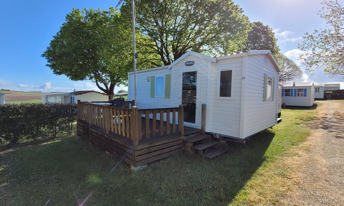 Barzan Casa | Mobile home 4 pers 23m² + terrace