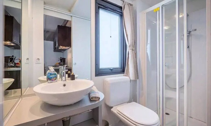 La Trinite-sur-Mer Casa | Mobile home Einfache Terrasse