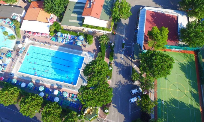 Fontanelle Casa | Mobilehome with air conditioning, semi-covered wooden terrace and pool