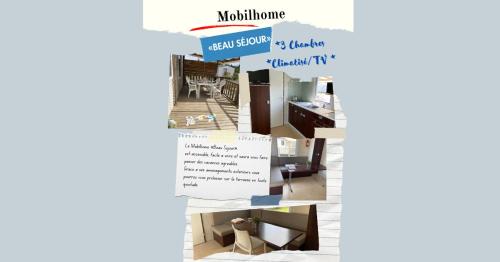 Sigean Otro | Mobilhome Beau Séjour - 3 Chambres Climatisé-TV