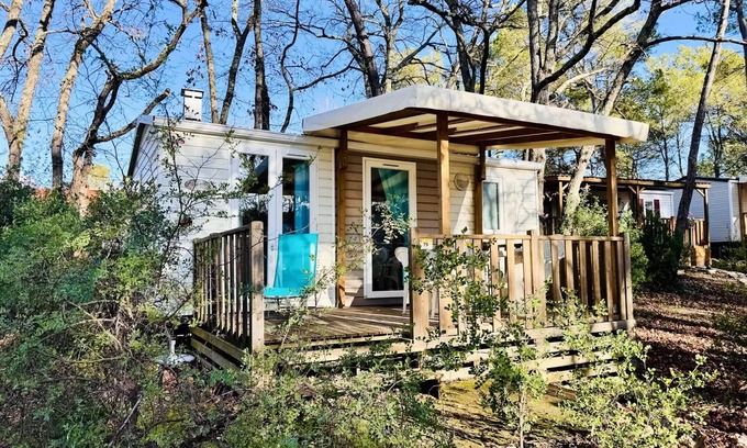 Saint-Paul-en-Foret Casa | Mobilhome Standard mit TV mit Klimaanlage 4 Personen