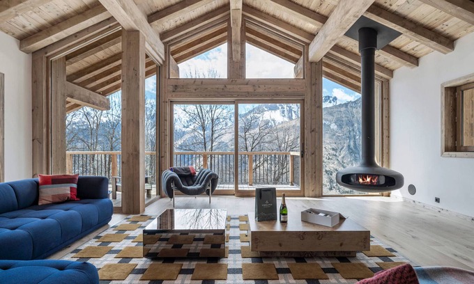 Le Villard Chalet De Esquí | Chalet moderno en Villarabout - 12 pers, 260m², sauna, sala de cine