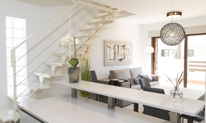 Mar de Pulpi Apartamento | Moderno apartamento de un dormitorio y un baño con solárium