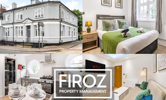 Rushmoor District Apartamento | Modern 1 Bed 1 Bath APT in Aldershot