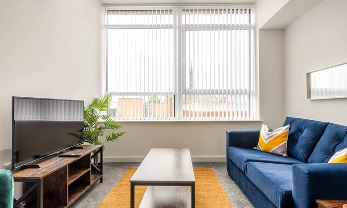 Rotherham Apartamento | Modern 1 Bed Central Rotherham Apartment