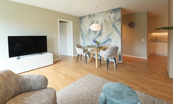 Sankt Georgen Apartamento | Moderno 101 - Apartamento en Friburgo para 4 personas con terraza