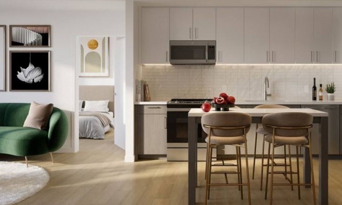 Menlo Park Condominio | Modern 1BR Condo with Pool & BBQ at Vasara