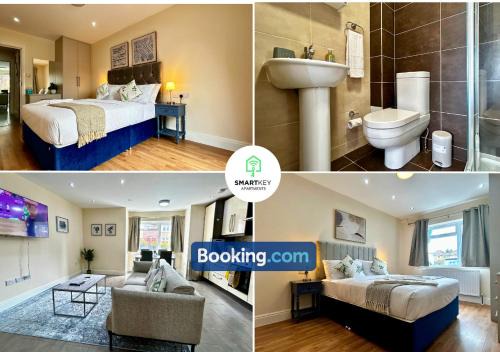 Watford Apartamento | Modern 2 Bed 2 Bath Apartment Free Parking
