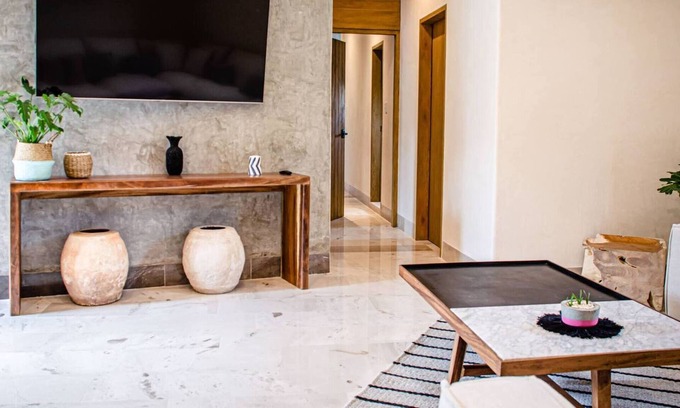 Área de la calle 12 Apartamento | Moderno Apartamento de 2 Dormitorios a Pasos de la Playa