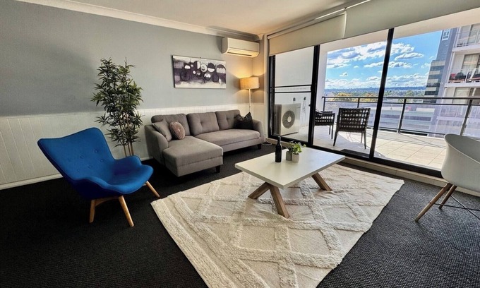 Parramatta Apartamento | Modern 2Bdr Apt 7mins to Paramatta Train Station