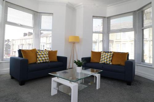 Morecambe Apartamento | Modern 3 Double Bedroom Town Centre Maisonette