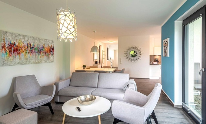 Krakow am See Apartamento | Modern 5-star vacation apartment with roof terrace on Lake Krakow