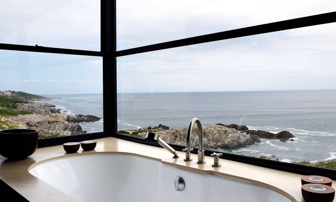 De Kelders Villa | Diseñadores de casa de playa con vistas al océano Atlántico