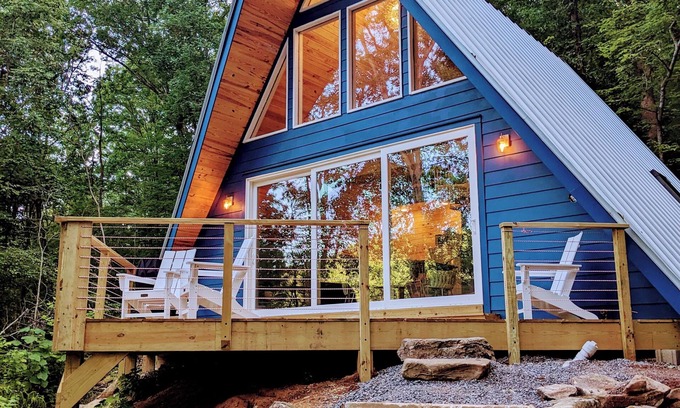 Chattanooga Cabina | Modern A-Frame ~ Creeks & River Nearby ~ 8 Miles from Downtown Chattanooga