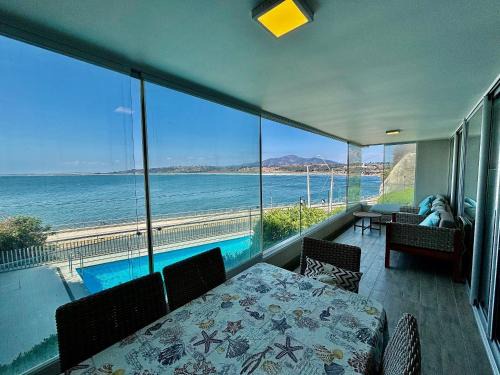 Concon Apartamento | Espectacular vista al mar en primera linea