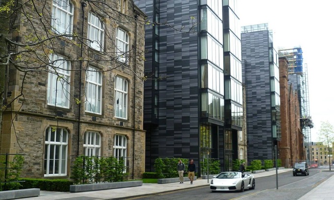 Laurieston Apartamento | Moderno y lujoso piso de 1 habitación en desarrollo Quarter-Mile