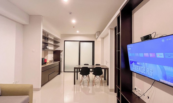By Pass Ngurah Rai Apartamento | Modern And Stylish 2Br (No Kitchen) Apartment At Skales Residence Nusa Dua Bali