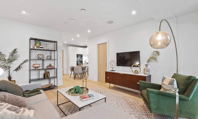 Coombe Hill Apartamento | Modern Apartment in West Wimbledon