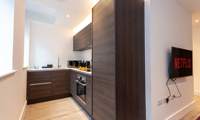 Salford Apartamento | Modern Apartment in Manchester, Sleep 4