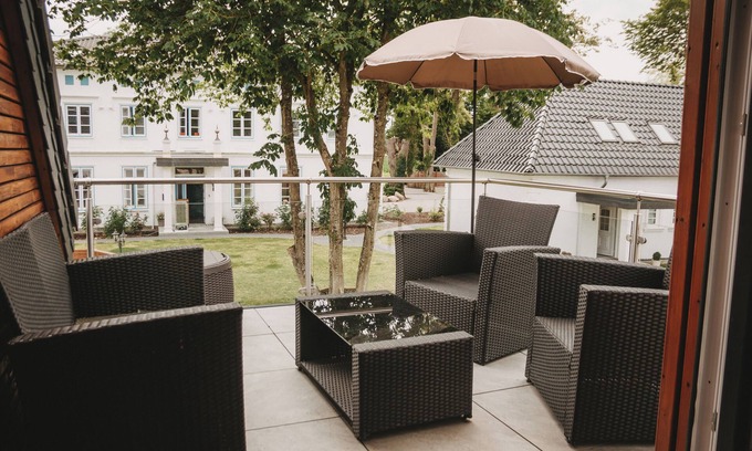 Groemitz Apartamento | Apartamento moderno con terraza propia en la azotea, ubicado en el patio histórico