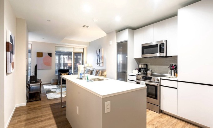Seaport District Apartamento | Modern Apt In Seaport 2 Min. Walk Downtown