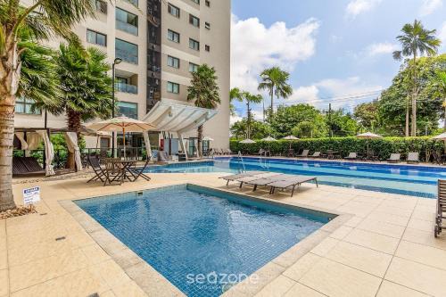 Penha Apartamento | Apto moderno con piscina cerca de la playa AVR0203